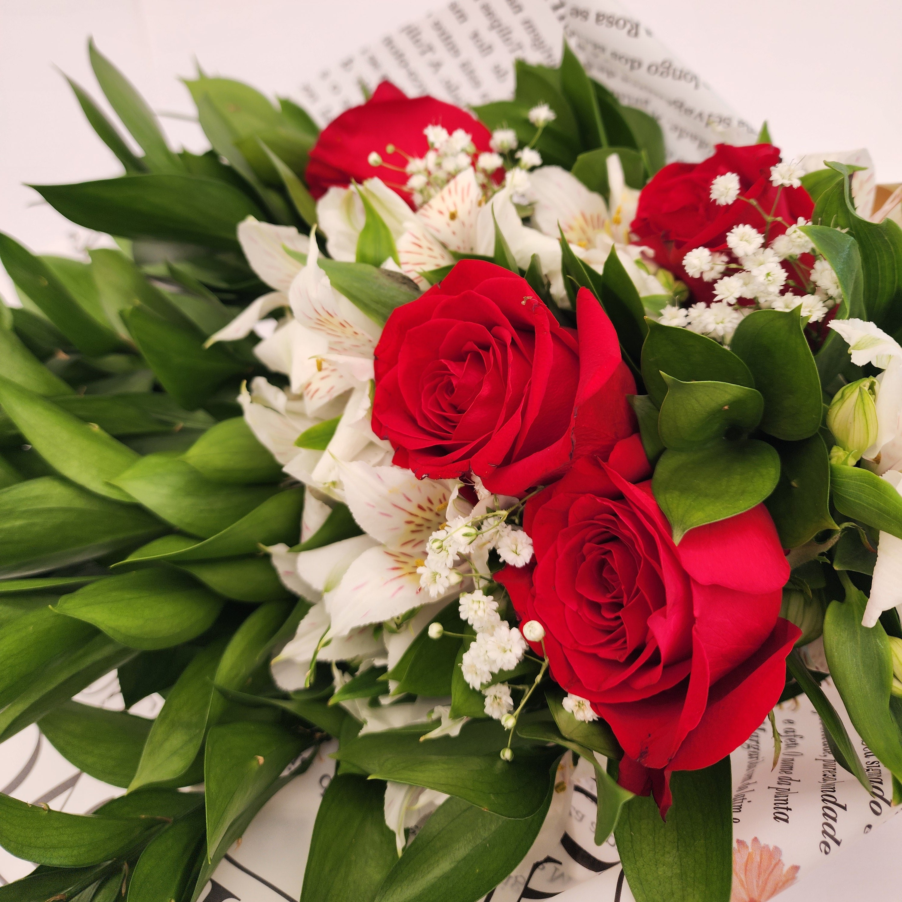 Ramalhete Quarteto de Rosas